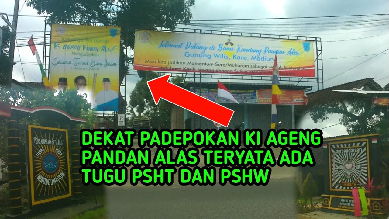 VLOG KE PADEPOKAN PUSAT KI AGENG PANDAN ALAS TERYATA ADA TUGU PSHT DAN PSHW