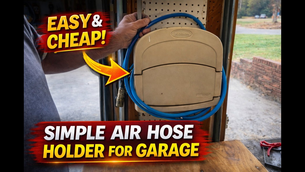 Simple Garage Tip | Air Hose Holder