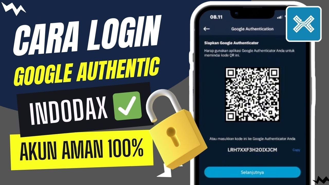 Cara Aktifkan Login Indodax Google Authenticator Biar Aman