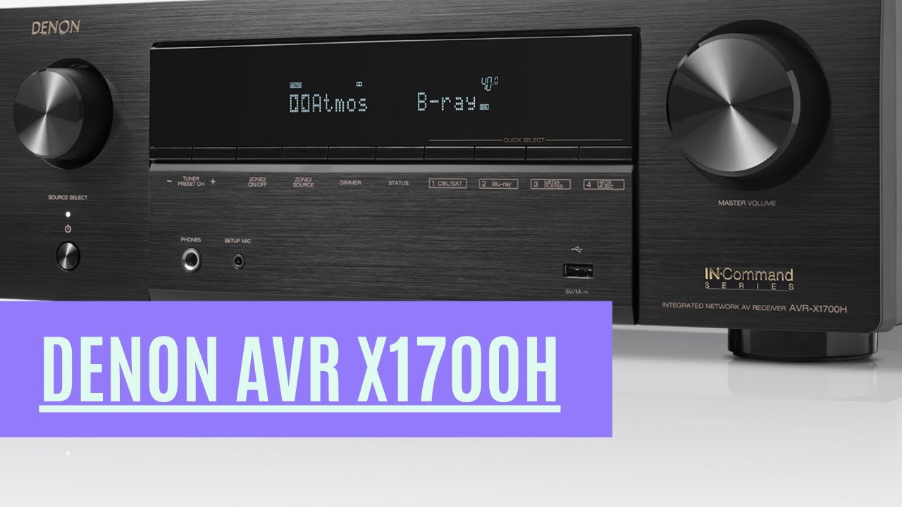 Receiver Denon AVR X1700