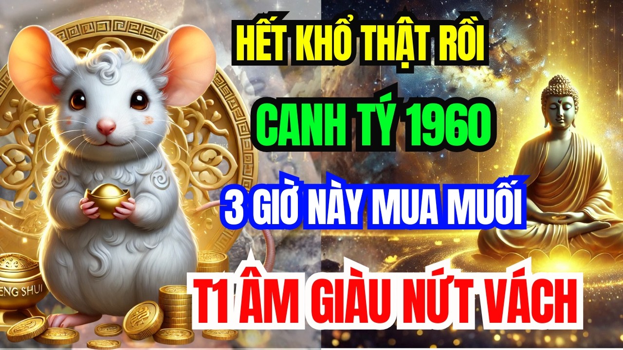 Thầy Phong Thủy Tiết Lộ: Canh Tý 1960 Mua Muối Vào 3 Ngày Này, Tiền Về Như Thác Đổ, Cả Năm May Mắn