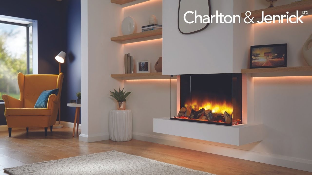 Polaris 840e Large Format Electric Fire | Charlton and Jenrick