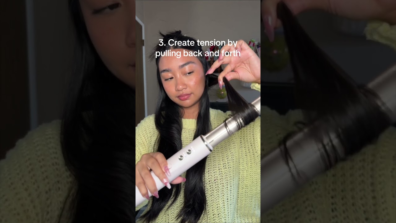 How to get a blowout curl with an air styler #beauty #t3micro #hairtutorial #hairstyle #curlinghair