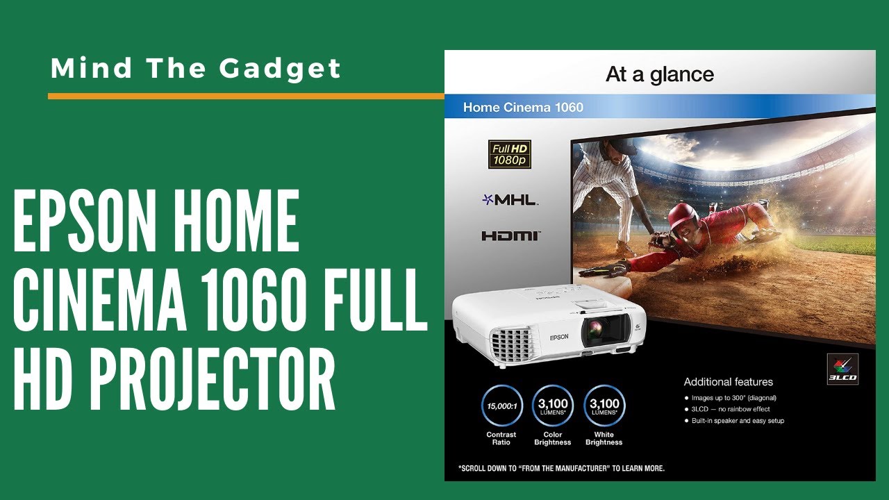 Epson Home Cinema 1060 Full Hd Projector