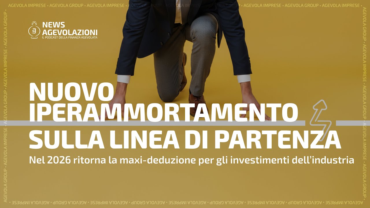 Nuovo Iperammortamento sulla linea di partenza