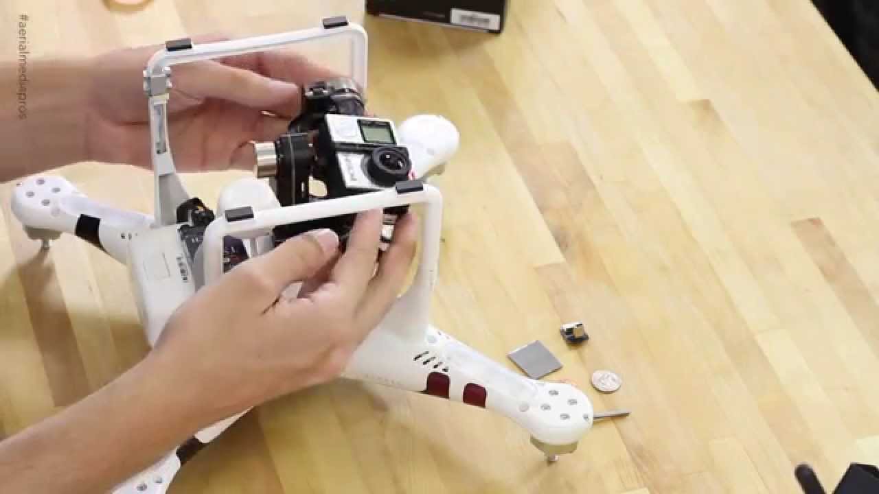 GoPro 4K Hero 4 on the DJI Phantom 2 H3-3D Gimbal! Tutorial & Review by AerialMediaPros.com