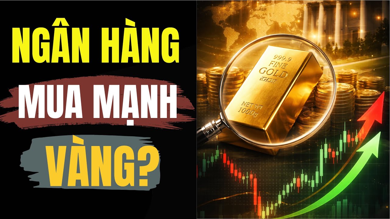 Giải mã dòng tiền: Ngân hàng trung ương mua mạnh, vàng sẽ tăng hay còn đảo chiều| GÓC NHÌN GIÀU CÓ