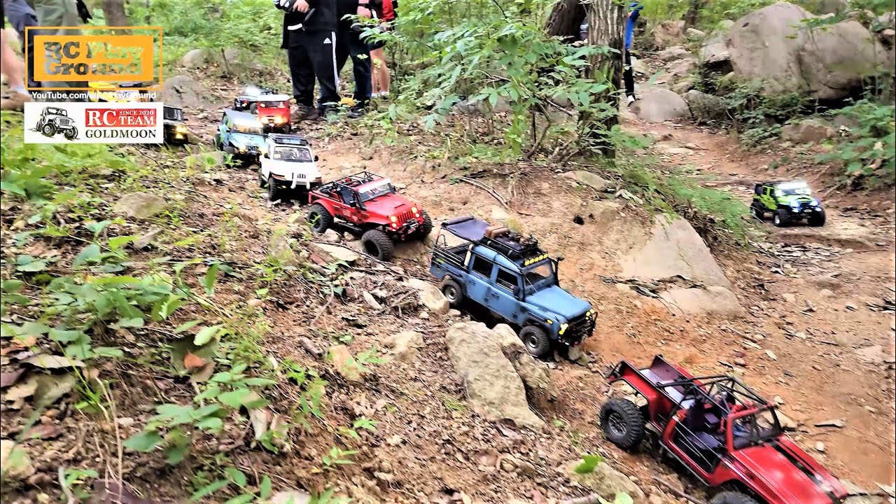RC Car Team Trail - Forest Rock Crawling 1 - ASMR (TRX4, SCX10 II, RC4WD, BRX02, MST-CMX, Vanquish)