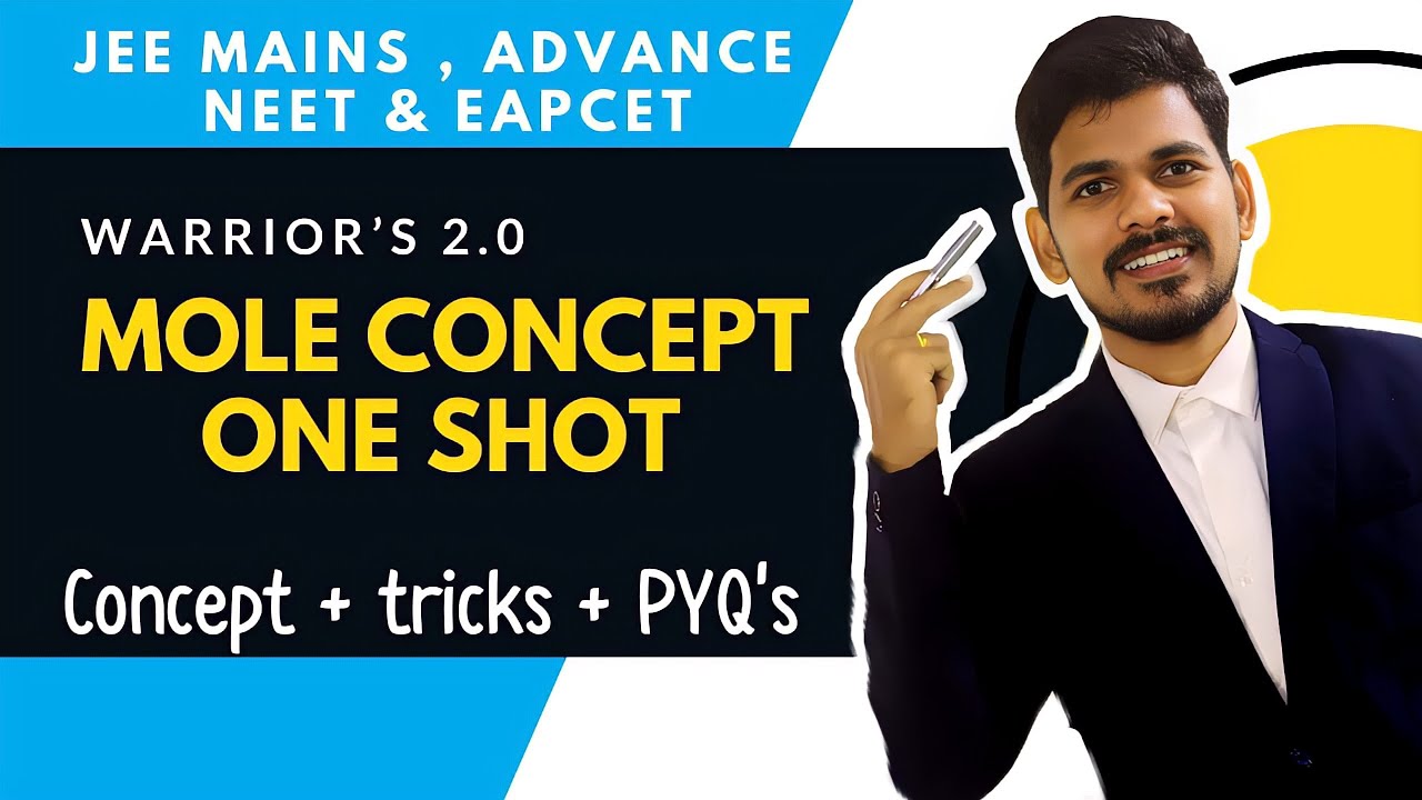 Mole Concept One shot తెలుగులో | Concept + PYQ