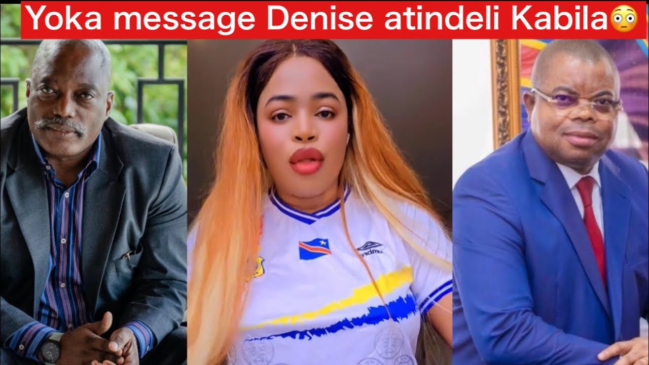 Denise Dusauchoy aye na message mususu pona Kabila🤣 Barnabé Muakadi futa niongo 