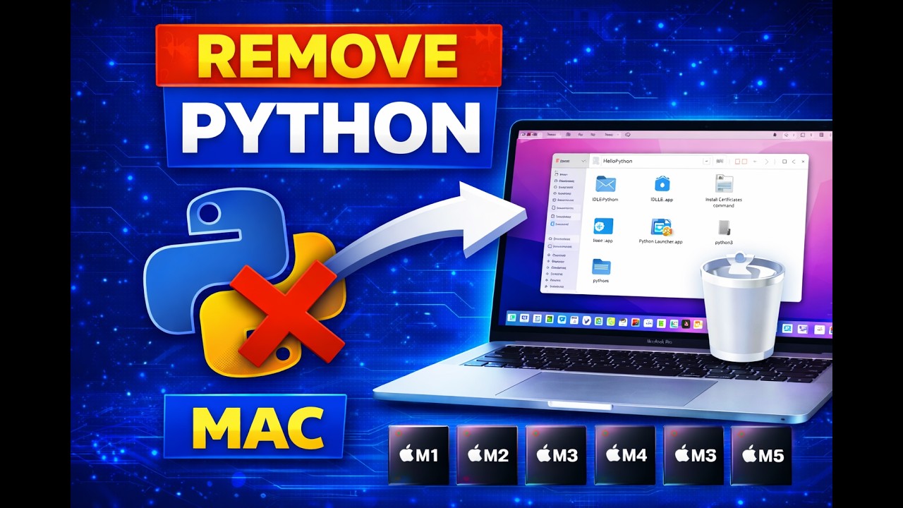 How to Uninstall Python on Mac in 3 Minutes (Complete Guide)
