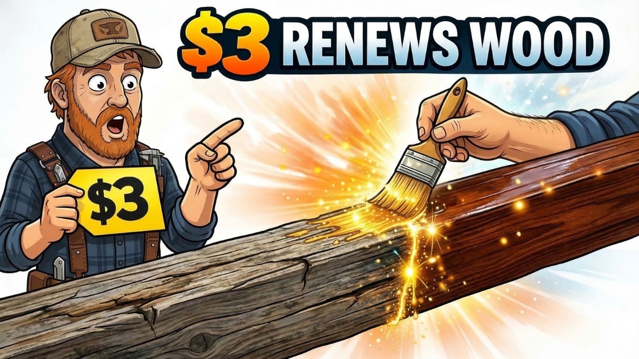 This $3 Mixture That Makes Any Wood Look New FOREVER. Why Did The Paint Industry Bury It?