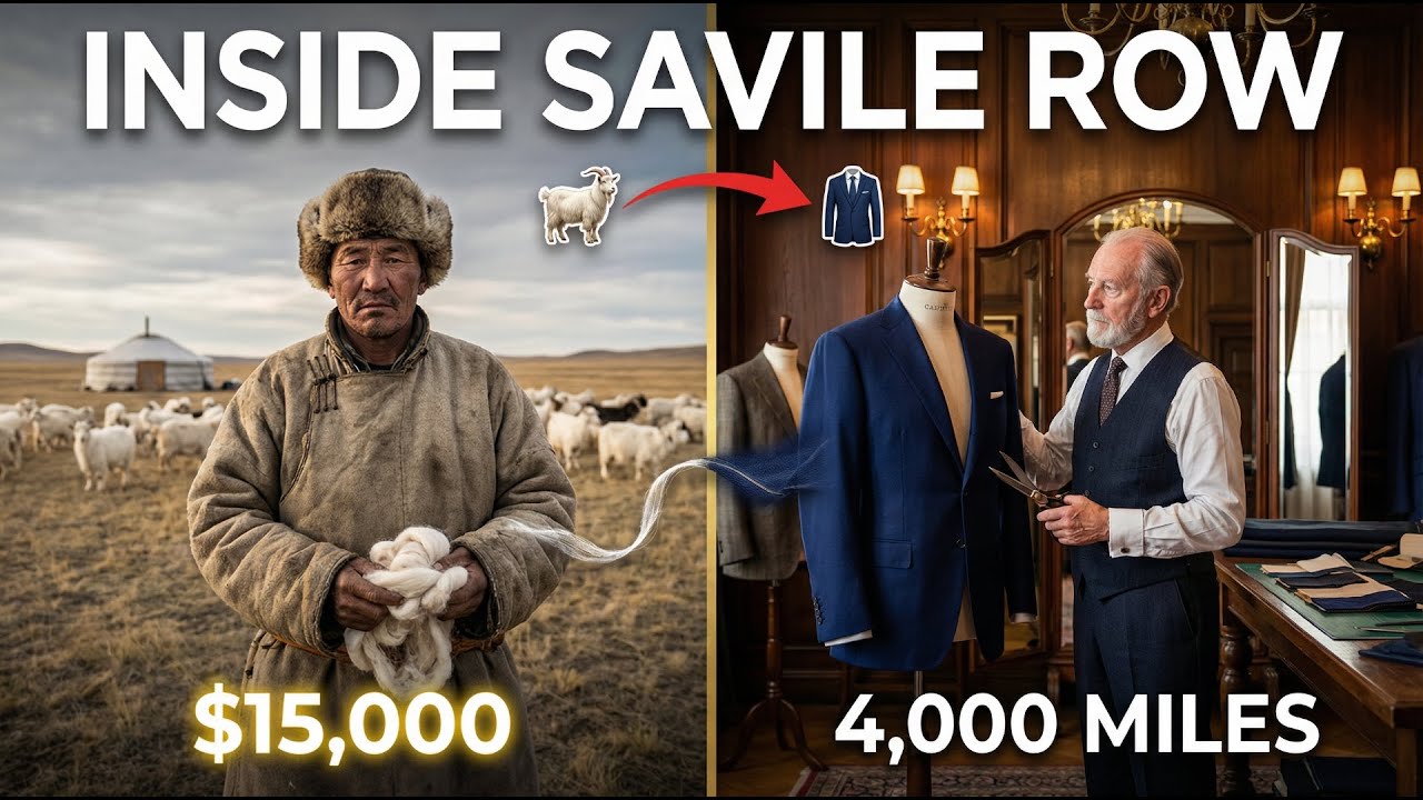 INSIDE SAVILE ROW: HOW $15,000 SUITS START WITH NOMADIC WEAVERS