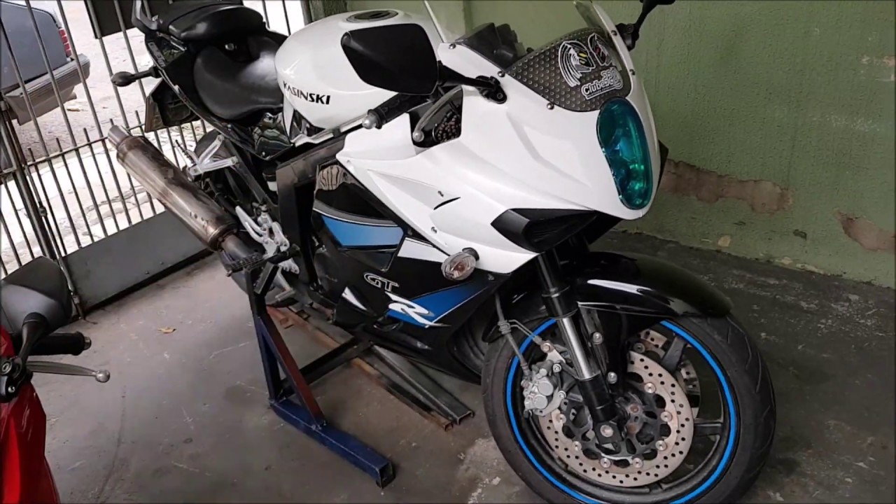 🛠Desmontagem da frente kasinski Comet GTR 250/650cc🏍-mais simples impossível.😇