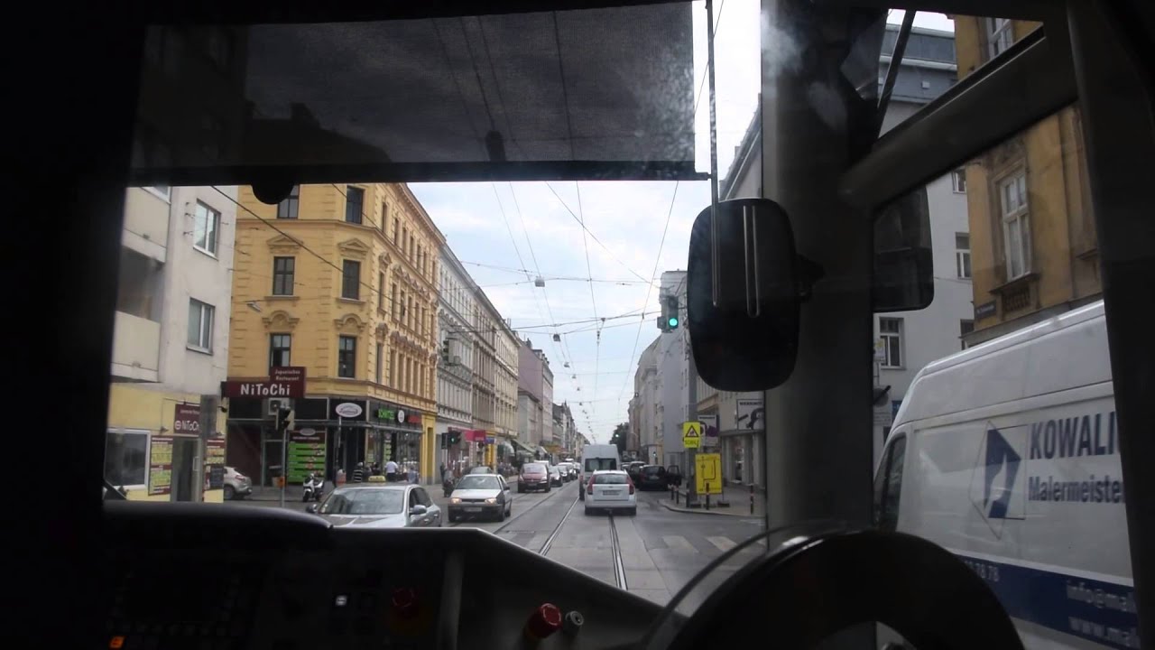 Linie 46 von Joachimsthalerplatz bis Thaliastraße Mitfahrt ULF