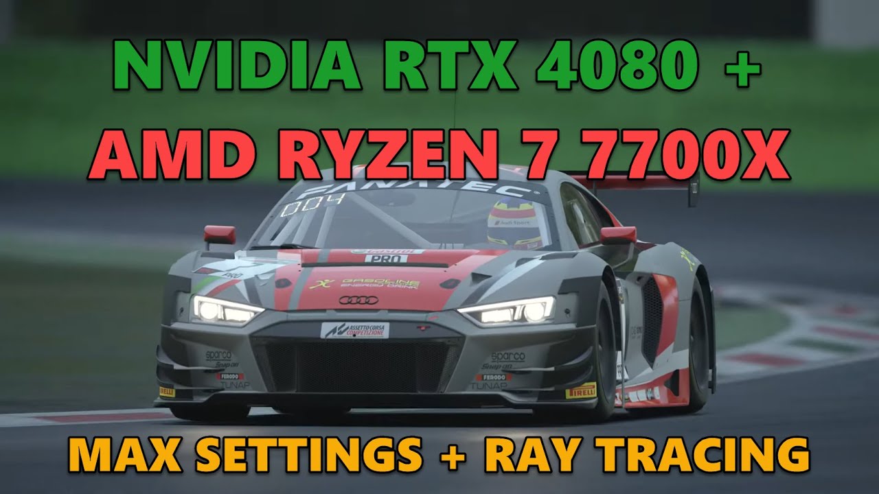 Assetto Corsa Competizione (ACC) - NVIDIA RTX 4080, AMD Ryzen 7 7700X (4K, HDR)