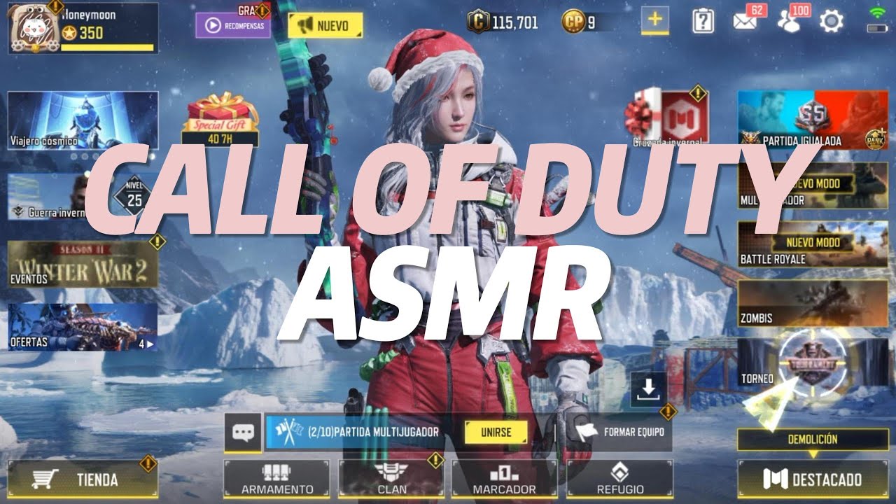 ASMR - Jugando CODM versión : No juego hace medio año 🤓