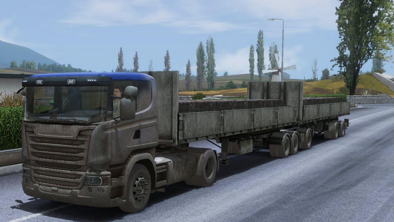 Truckers of Europe 3 | Heavy 22T Paving Stone Job Stuttgart → Frankfurt Gameplay। Part 2