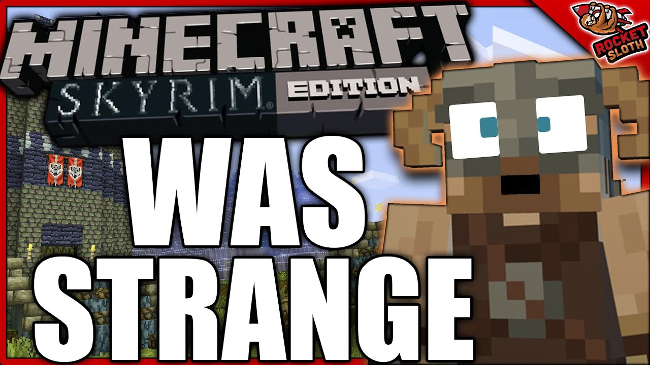 Кроссовер Skyrim x Minecraft был странным и потрясающим?