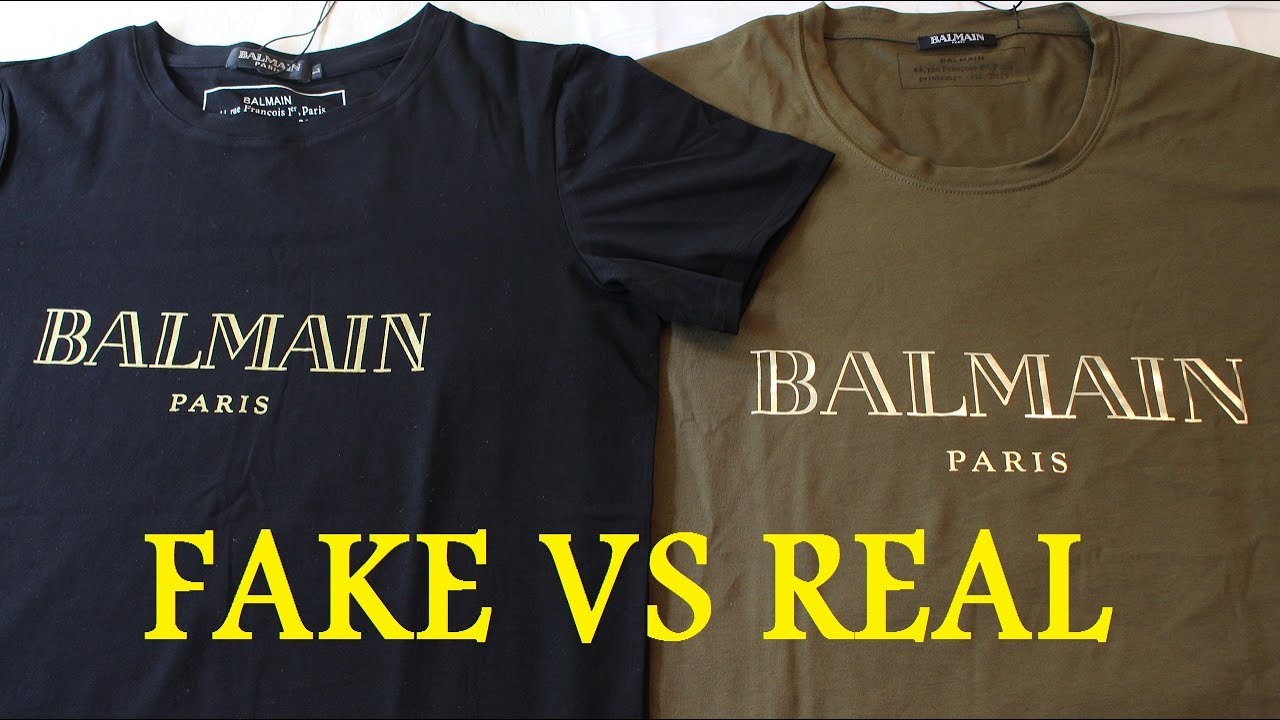 КАК РАСПОЗНАТЬ ПОДДЕЛЬНУЮ ФУТБОЛКУ BALMAIN | Обзор подлинности и реплики BALMAIN