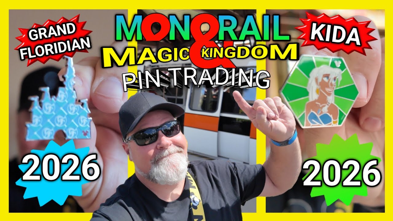 Magic Kingdom Monorail Loop Pin Trading March 2026