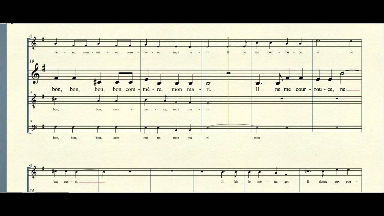 Il est bel et bon (Alto part)