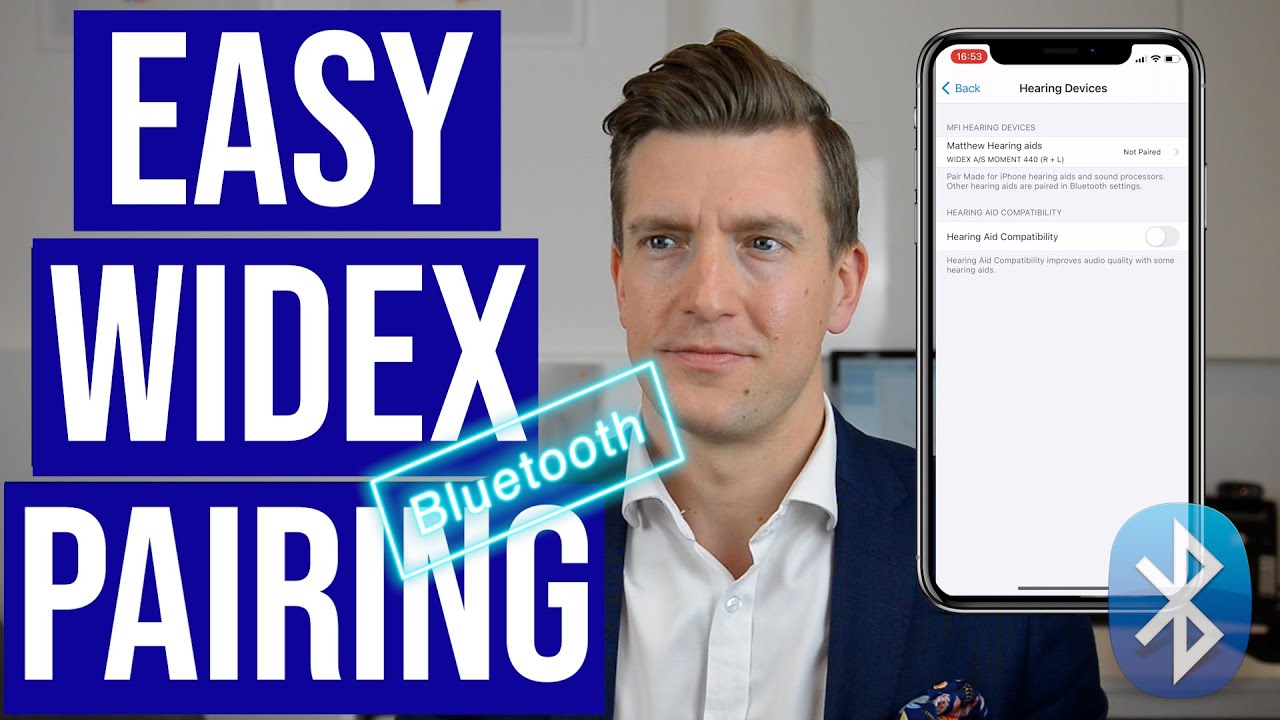 Сопряжение Bluetooth-устройств Widex: как подключить слуховые аппараты Widex по Bluetooth к iPhon...