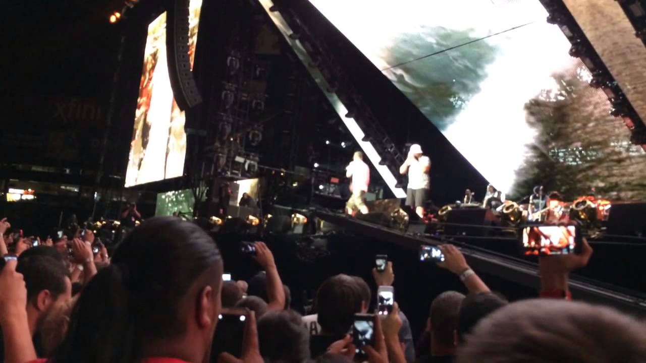 The Monster Tour ft Eminem and Rihanna from Comerica Park 8-22-14 Detroit