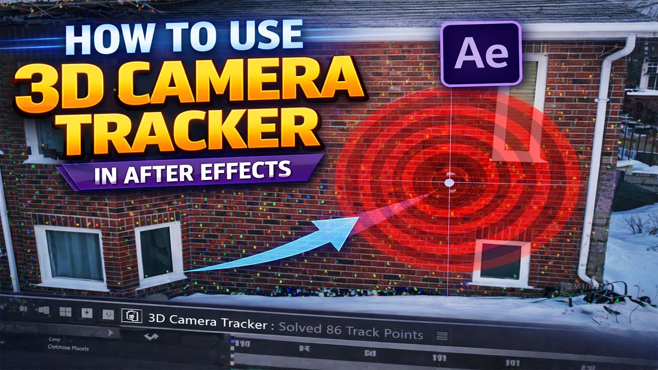 How to Use the 3D Camera Tracker in After Effects
