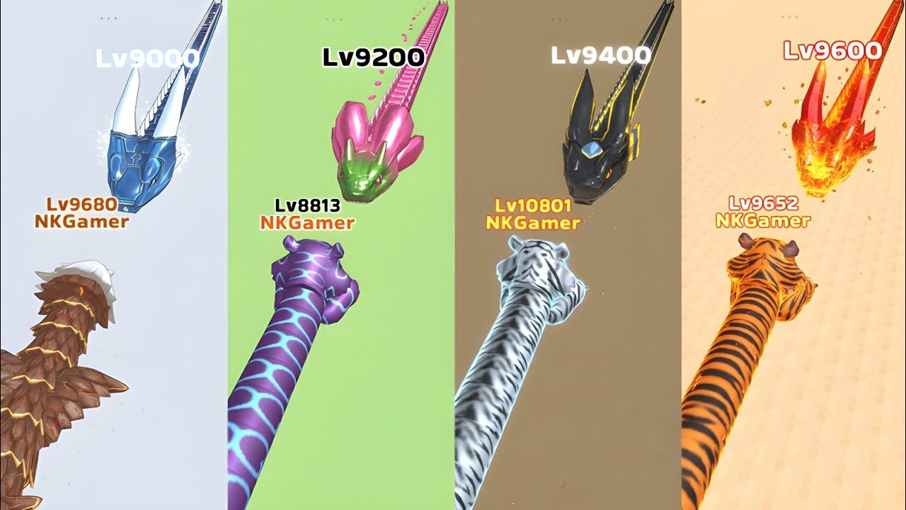 Snake Clash.io 🐍 INSANE Boss Battles! | Level 9000–9600 ⚡ 999% Max Snake Power 🔥