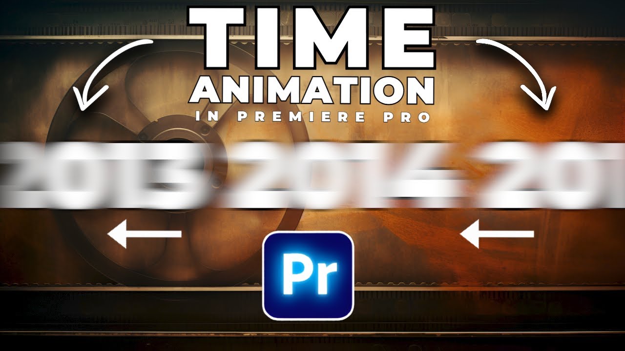 ПРОКРУТКА ГОДА АНИМАЦИЯ шкалы времени в Premiere Pro