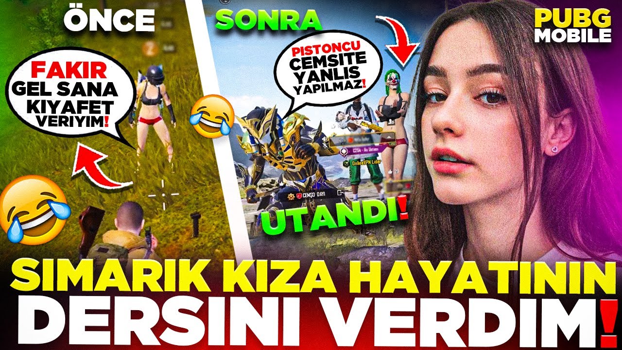 BANA FAKİR DİYEN ŞIMARIK KIZA 🥺 HAYATININ DERSİNİ VERDİM 😎 (UTANDI) | PUBG MOBILE