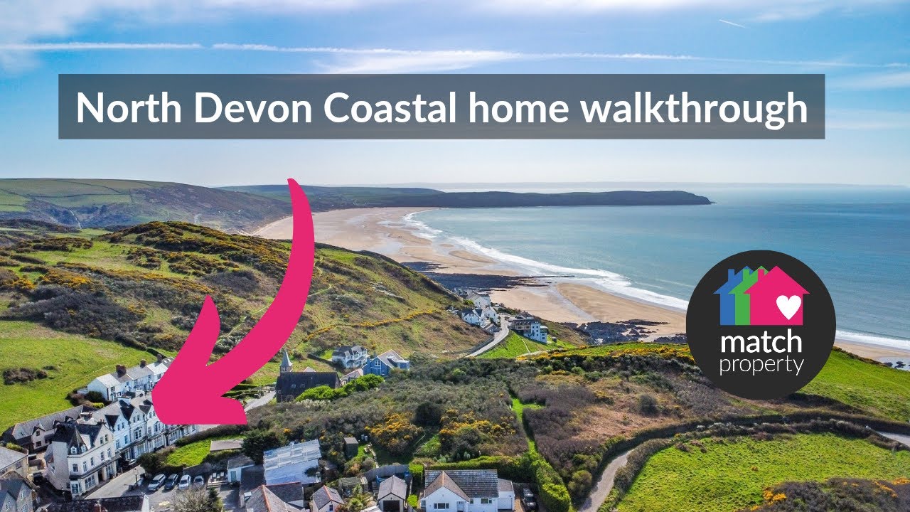 Walkthrough coastal period house by the sea in North Devon | Walk to the Beaches & Pubs