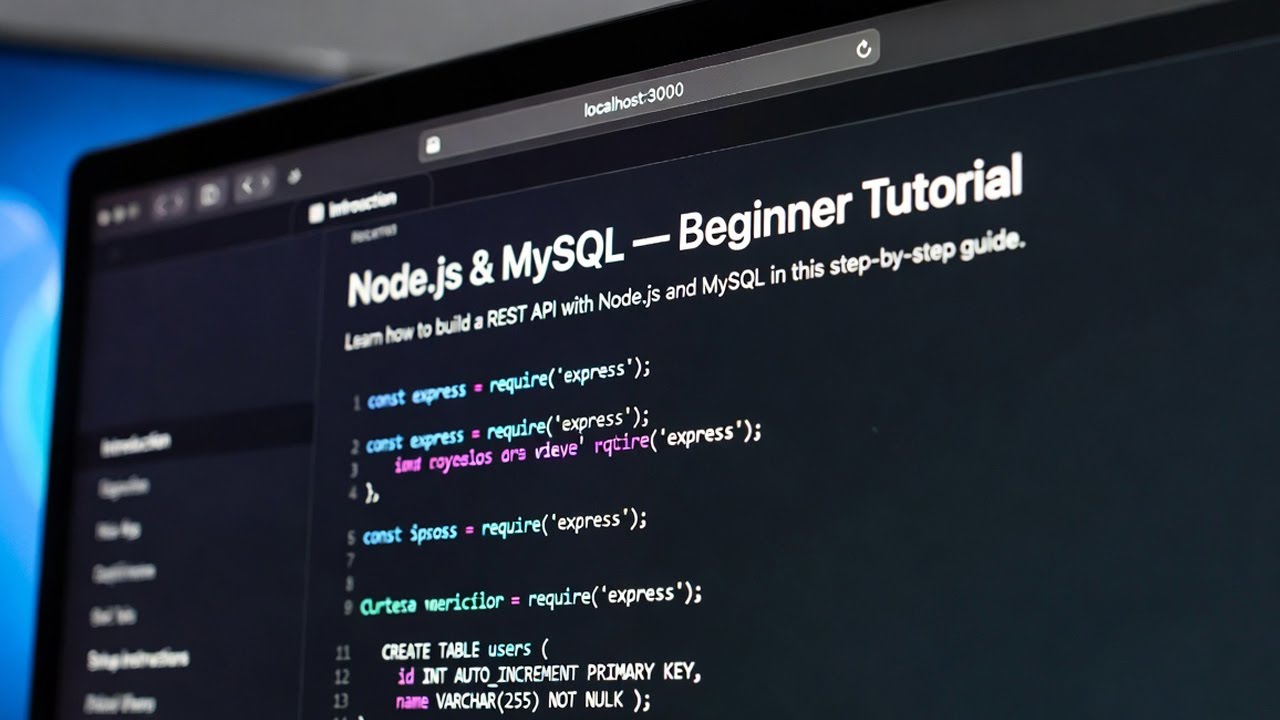 Учебное пособие для начинающих по Node.js и MySQL | Создание REST API