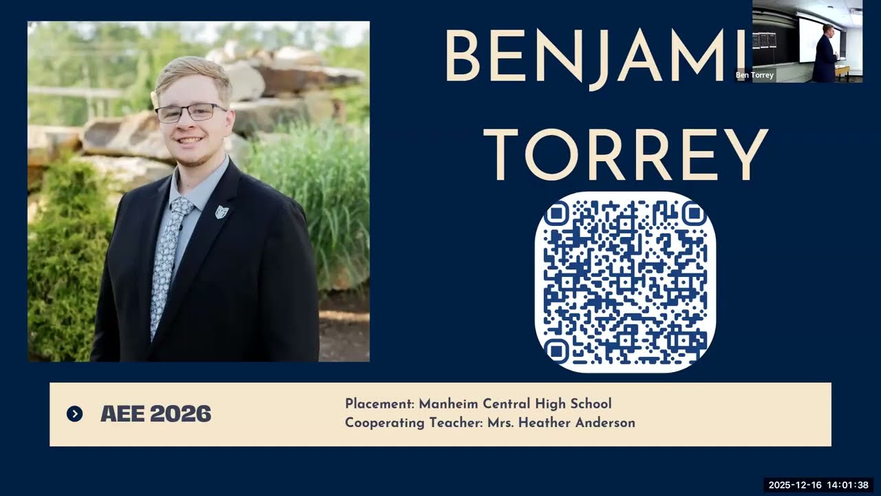 Benjamin Torrey's Final Presentation