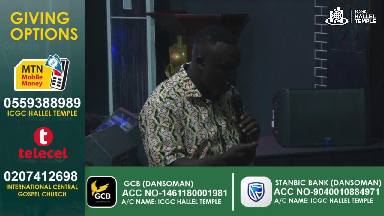 SPECIAL WEDNESDAY SERVICE WITH REV GIDEON AHIA