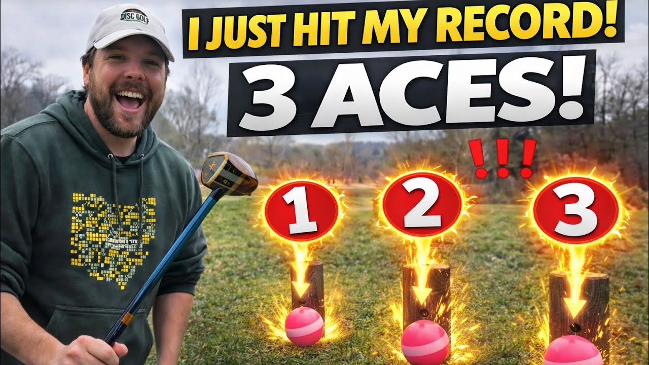 Hit my record score at my home Park Golf course! 3 ACES!