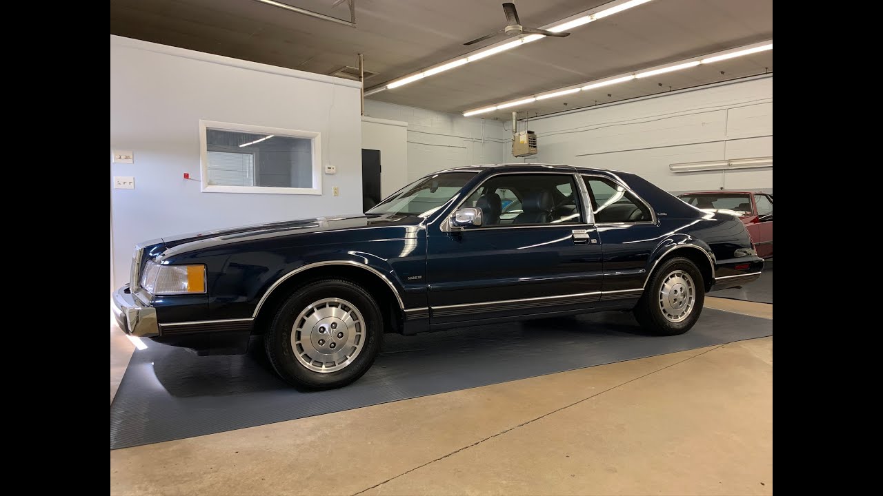 1987 Lincoln Mark VII LSC — walk- around / cold start video