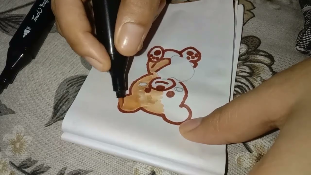 Let's Draw a Teddy Bear 🧸with Heart ❤️ – Step by Step Cute Drawing Tutorial | Cute Animals Drawing 🎨