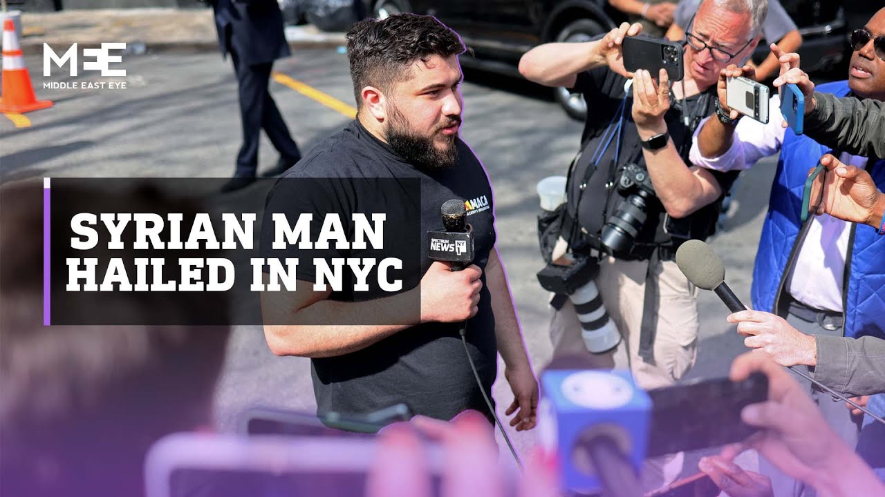 Syrian man hailed in NYC