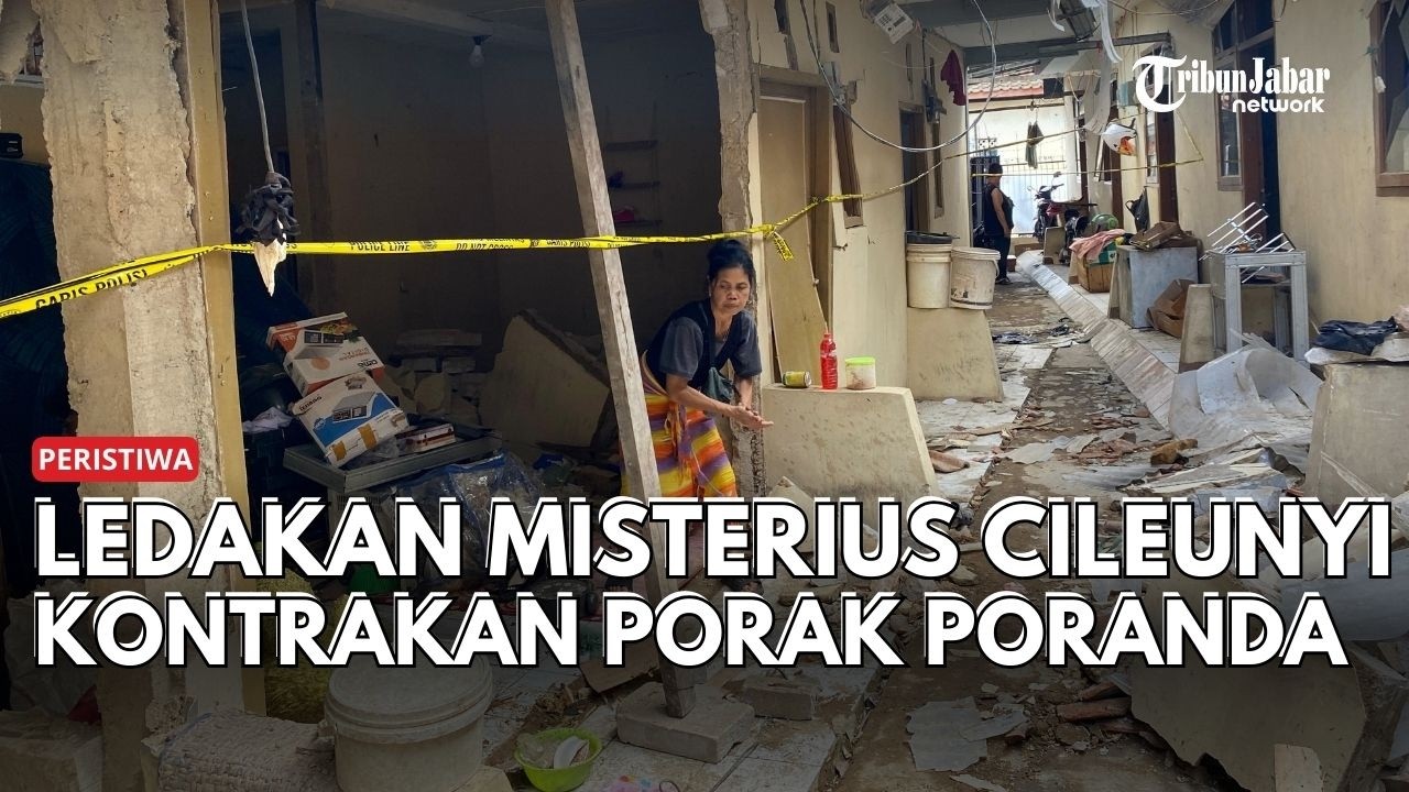 Ledakan Misterius Hancurkan 19 Kamar Kontrakan di Cileunyi Bandung, 1 Penghuni Terluka