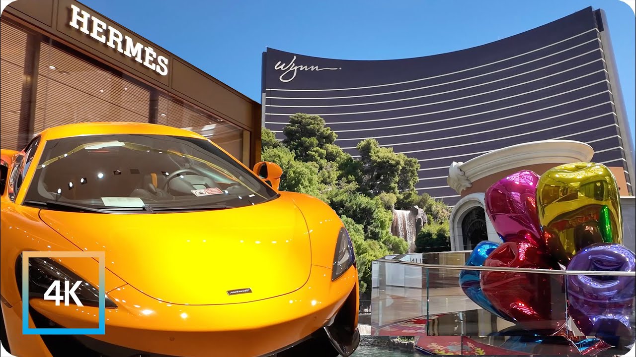 [4K] Inside The Best Luxury Hotel WYNN LAS VEGAS and Most Expensive  Mall in The of World