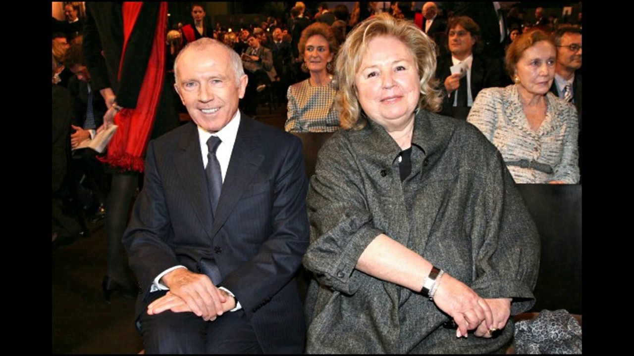 Fran&ccedil;ois Pinault and his wife Maryvonne Pinault