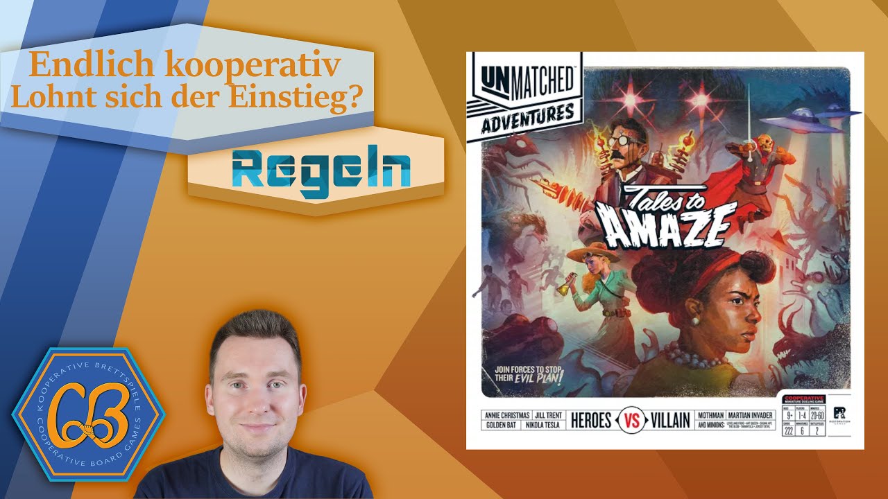 Unmatched Adventures: Tales to Amaze - Endlich auch kooperativ spielbar - Regeln in 4K - Deutsch