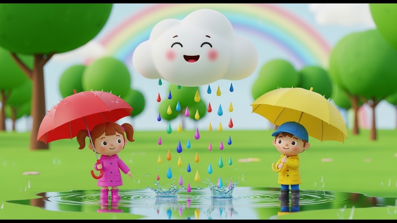 Happy Cloud Rain Dance | Fun Weather Song | Preschool Sing Along