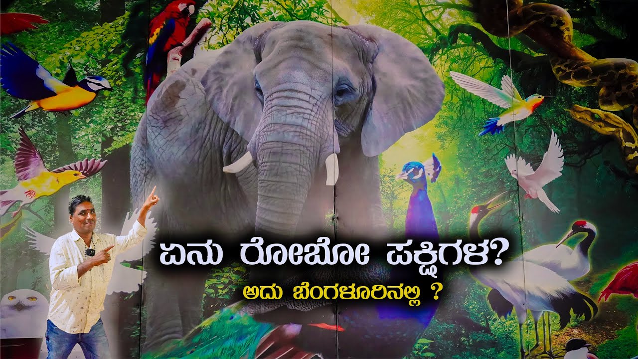 ಏನು ರೋಬೋ ಪಕ್ಷಿಗಳ? ಅದು ಬೆಂಗಳೂರಿನಲ್ಲಿ? | Yalahanka Utsava 2 | Robotic Birds Show | Kannada Vlogs