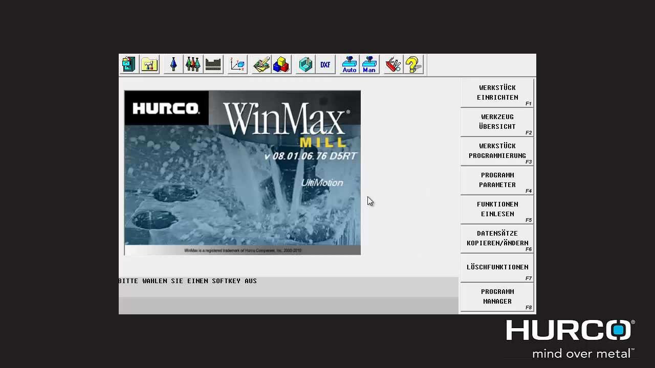 HURCO WinMax Grafik Eigenschaften