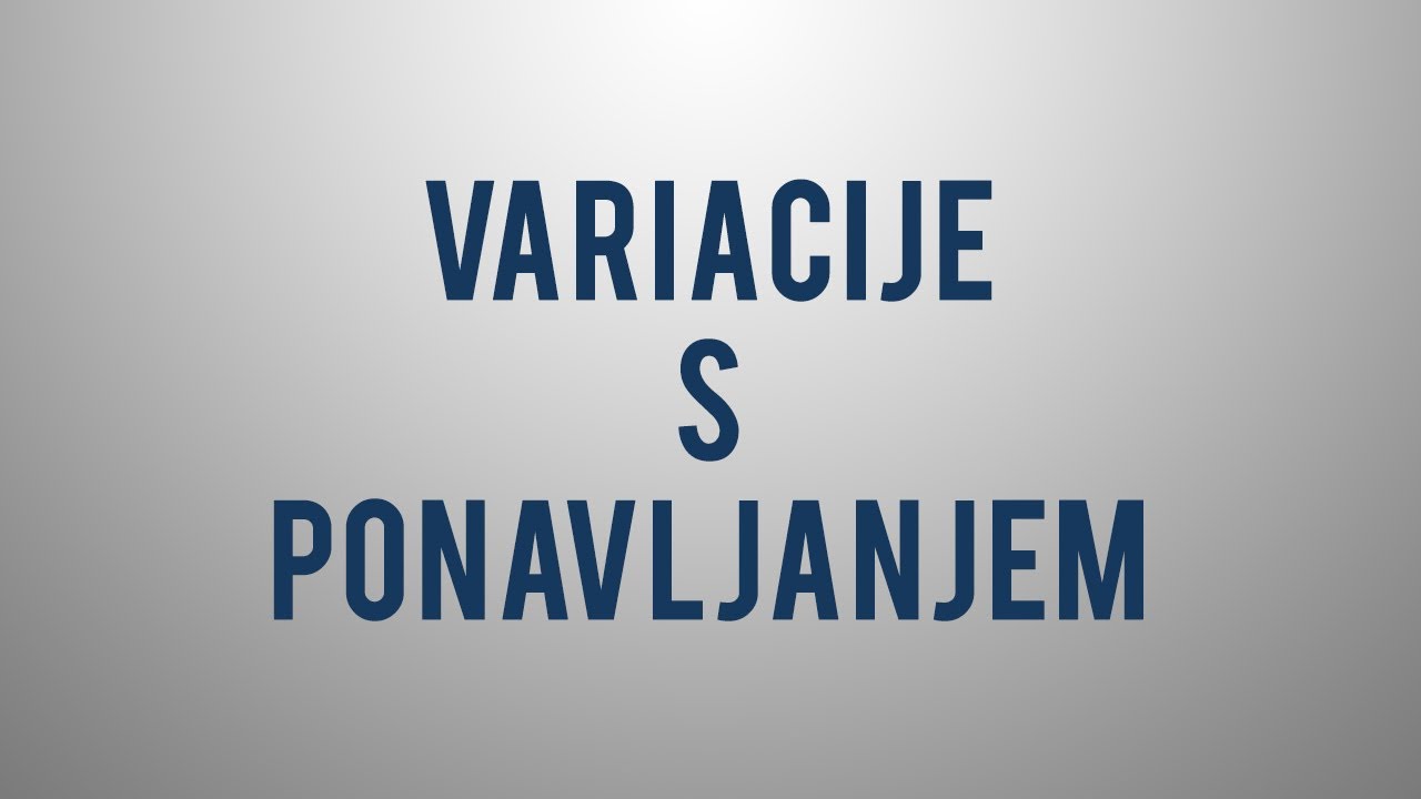 Variacije s ponavljanjem