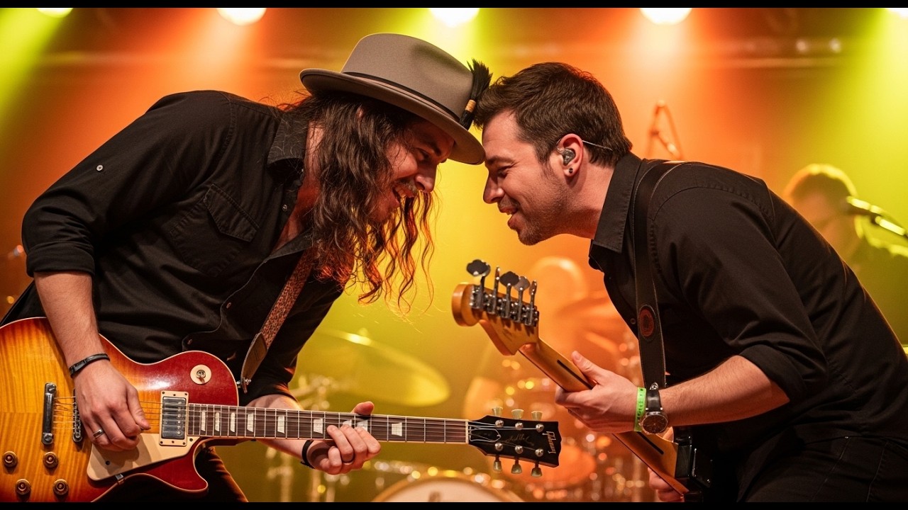 Stevie Ray Vaughan, AC/DC – Blues Rock Thunder on Guitar