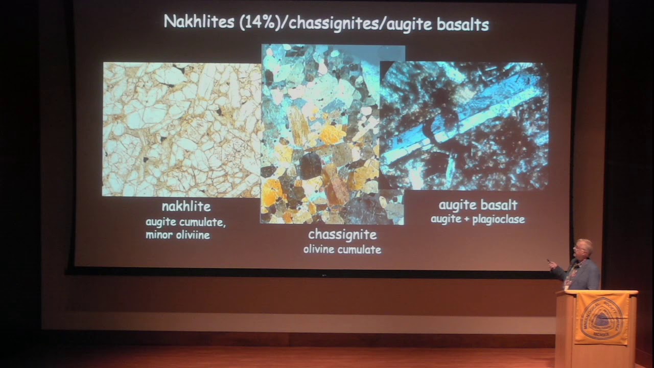 The mineralogy of Mars from rocks in hand